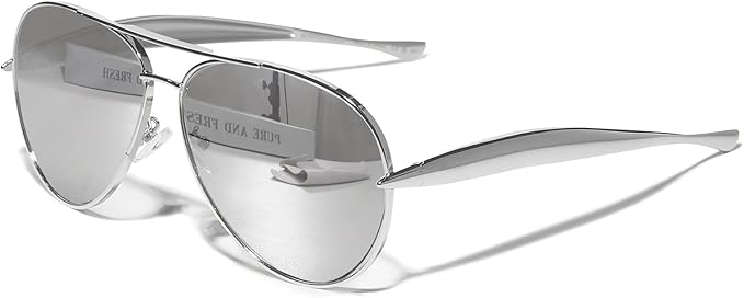 GUVIVI Gold Aviator Sunglasses - gambar 1